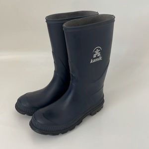 Kamik Kids Stomp Rain Boots Navy